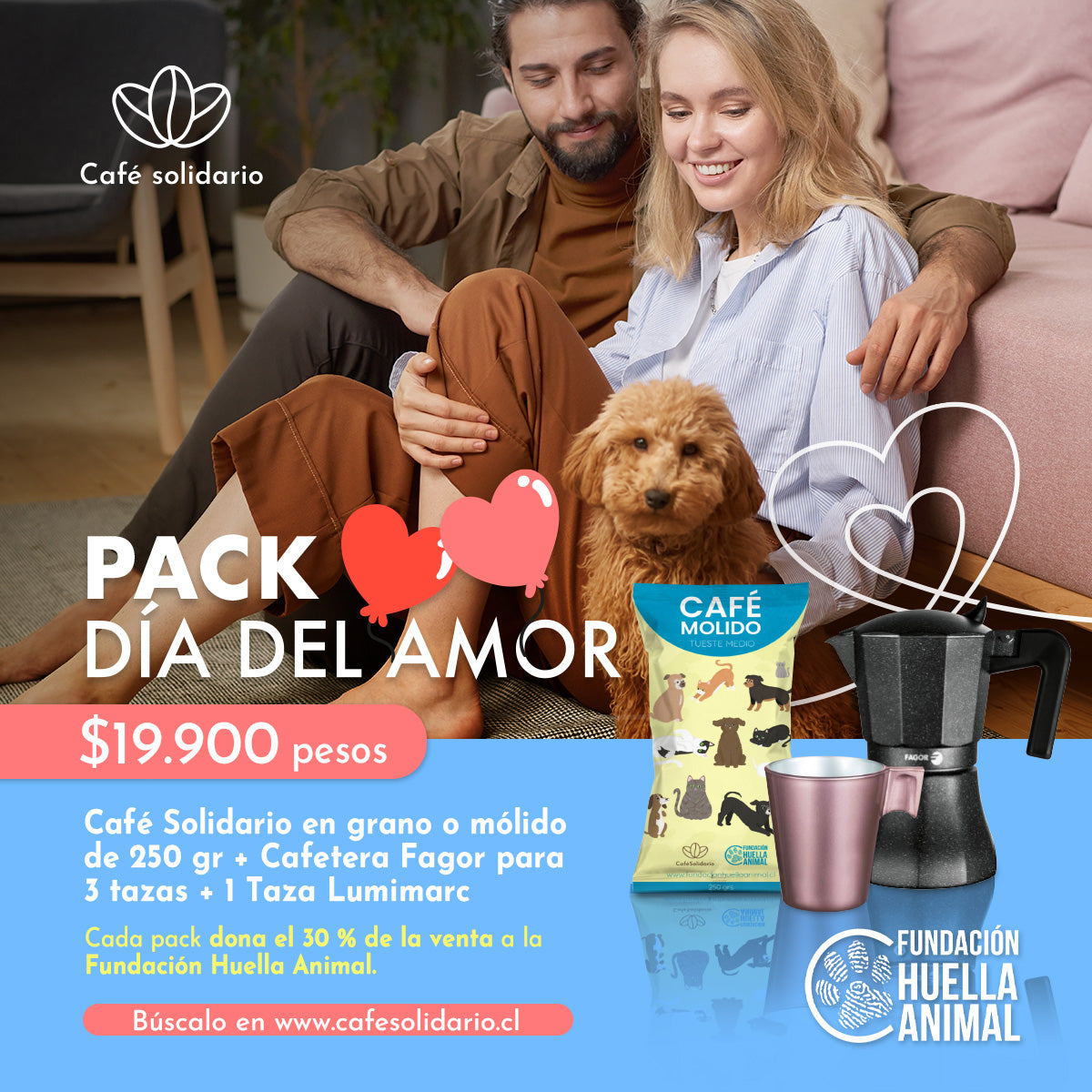 Pack Día Del Amor – Cafe Solidario Tienda