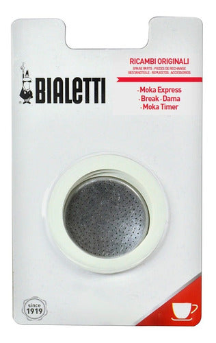 Empaquetadura y filtro para Moka Bialetti 3/4 tazas