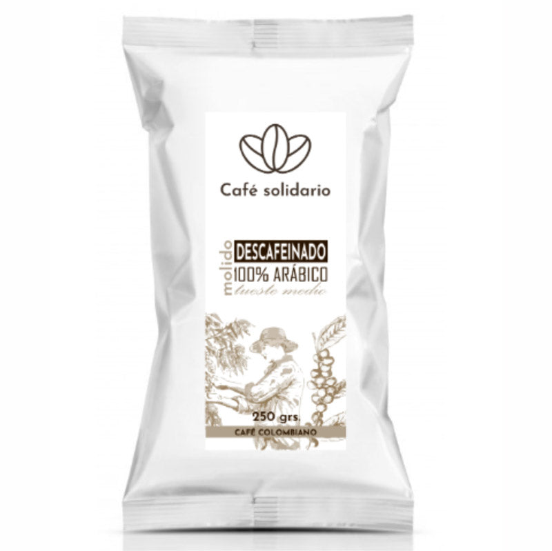 Café Solidario Comida para todos   descafeinado